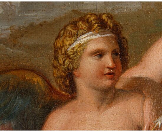 Pittore neoclassico, Venere ferita da Cupido