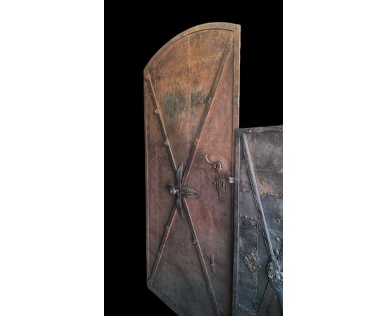 Porta ad una anta in ferro XVIII secolo