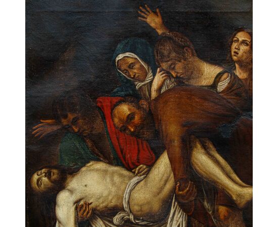 XIX secolo, da Caravaggio, Deposizione di Cristo