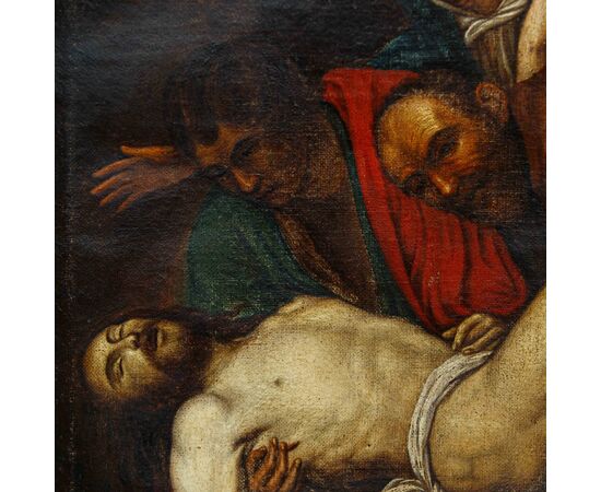 XIX secolo, da Caravaggio, Deposizione di Cristo