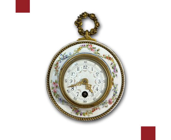 PICCOLO OROLOGIO DA MURO NAPOLEONE III PRIMA META’ XIX SECOLO