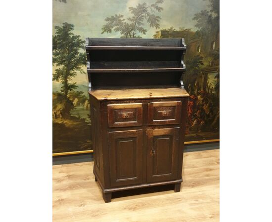 Rustic sideboard of the nineteenth century from the Cortina d&#39;Ampezzo area     