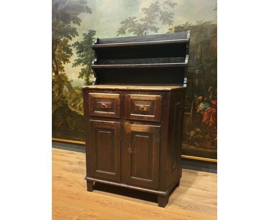 Rustic sideboard of the nineteenth century from the Cortina d&#39;Ampezzo area     