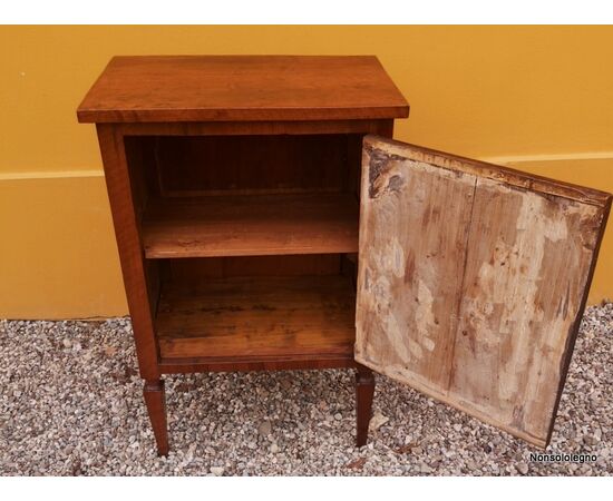 Louis XVI bedside cabinet inlaid Bologna     