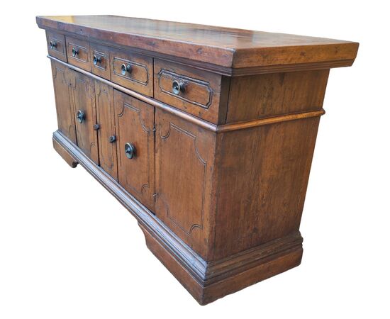 Imperdibile Credenza Madia Dispensa Luigi XIV  in noce Emiliana