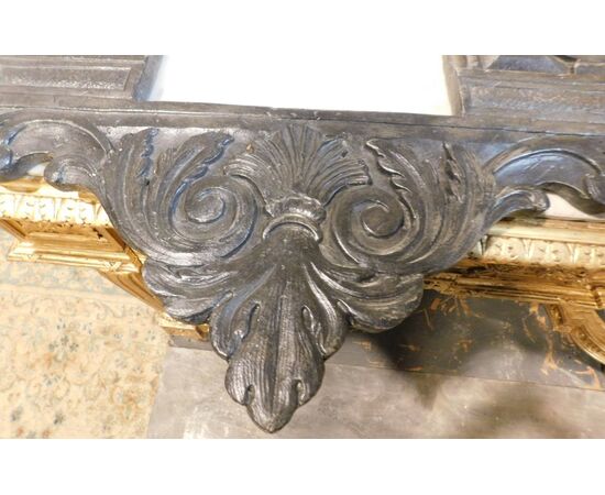 DARS638 - Cornice in ardesia scolpita, misure cm L 72 x H 112 x P 3  