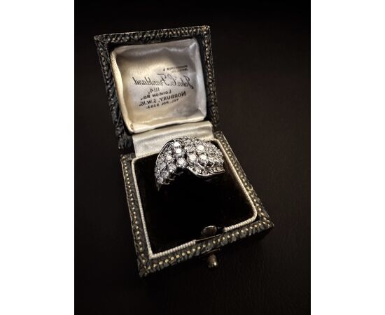 Anello  a  fascia  con  Diamanti  2 ct.  