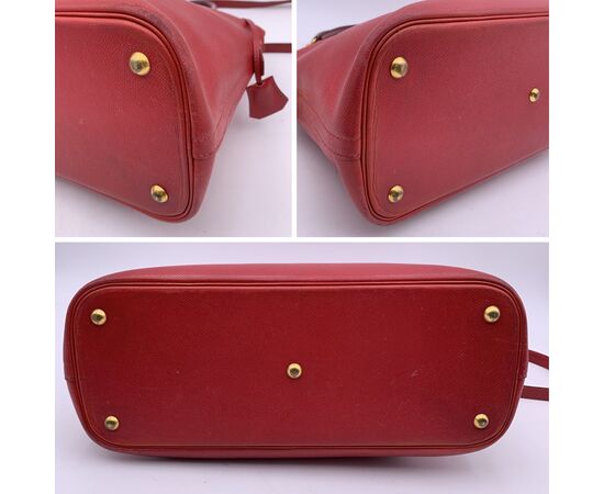 HERMES Borsa a Mano Vintage in Pelle Col. Rosso Bolide M