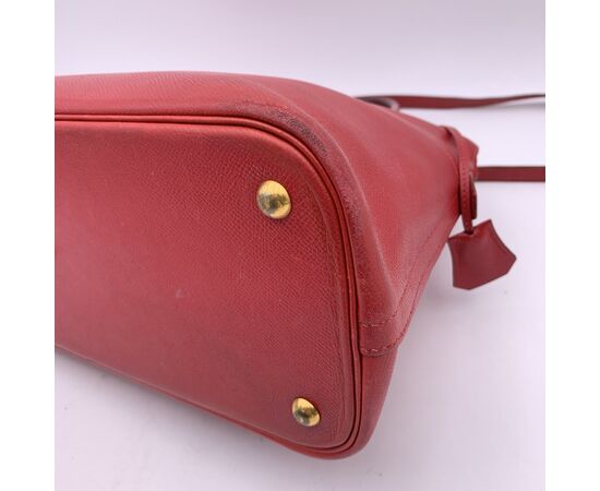 HERMES Borsa a Mano Vintage in Pelle Col. Rosso Bolide M