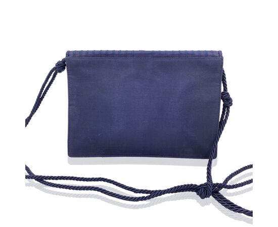 FENDI Borsa a Tracolla Vintage in Tela Col. Blu n.a. S