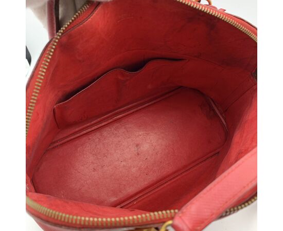 HERMES Borsa a Mano Vintage in Pelle Col. Rosso Bolide M