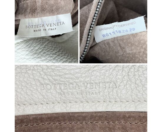 BOTTEGA VENETA Borsa Shopper in Pelle Col. Bianco n.a. M