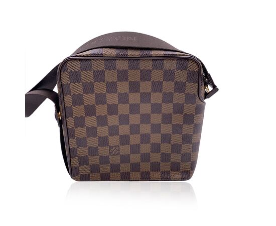 LOUIS VUITTON Borsa a Tracolla in Tela Col. Marrone Olav S