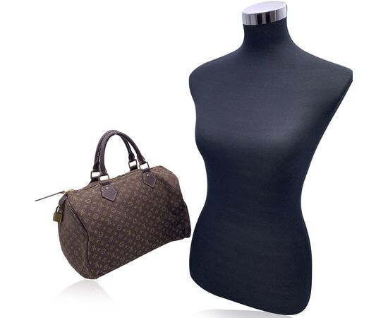 LOUIS VUITTON Borsa a Mano in Tela Col. Marrone Speedy M