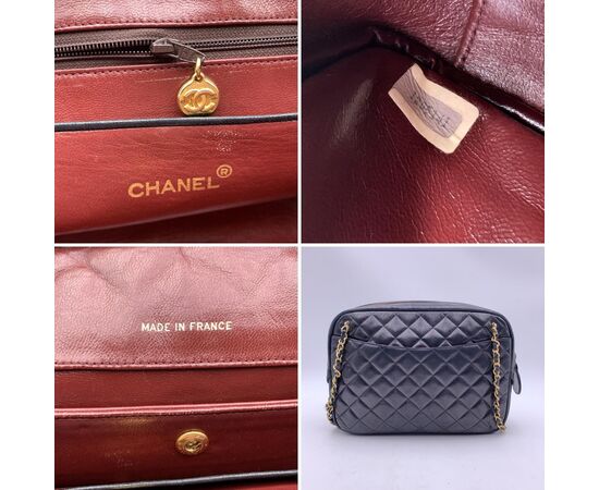 CHANEL Borsa a Tracolla Vintage in Pelle Col. Nero Camera Bag M