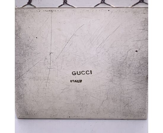 GUCCI Accessorio Home Decor Vintage in Metallo Col. Argento