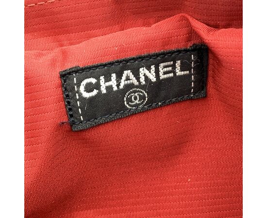 CHANEL Pochette Vintage in Tela Col. Nero Old Travel Line S