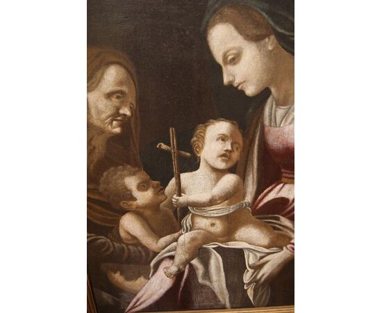 Antico dipinto Bartolomeo Schedoni del 1600 Madonna con Gesù