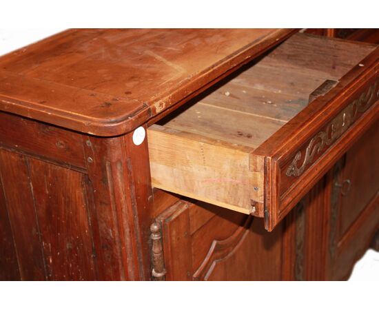 Credenza Provenzale 2 porte con cassetti di inizio 1800 Francese inizio XIX secolo