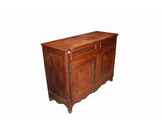 Credenza Provenzale 2 porte con cassetti di inizio 1800 Francese inizio XIX secolo