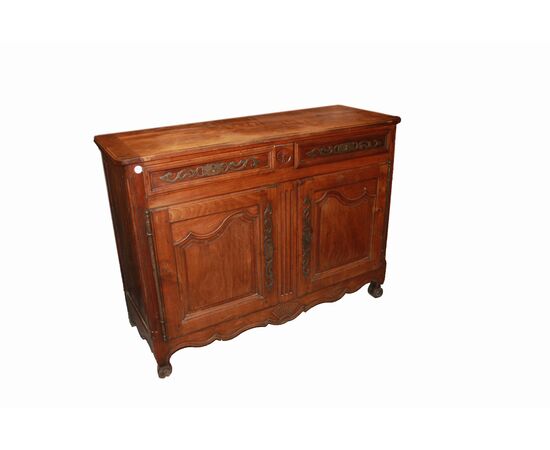 Credenza Provenzale 2 porte con cassetti di inizio 1800 Francese inizio XIX secolo