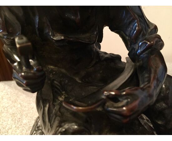 BRONZE SIGNED &quot;O. Hertel &quot;     