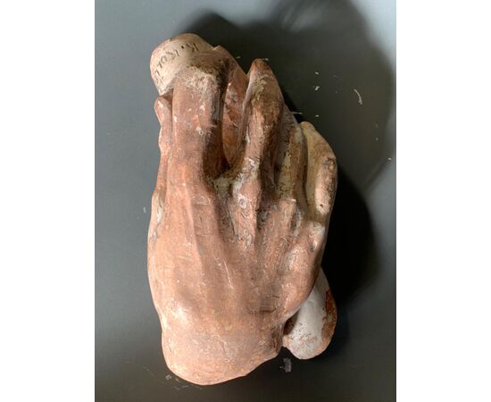 SCULTURA DI  “MANO” FIRMATA K. KOLLER - INIZI ‘900