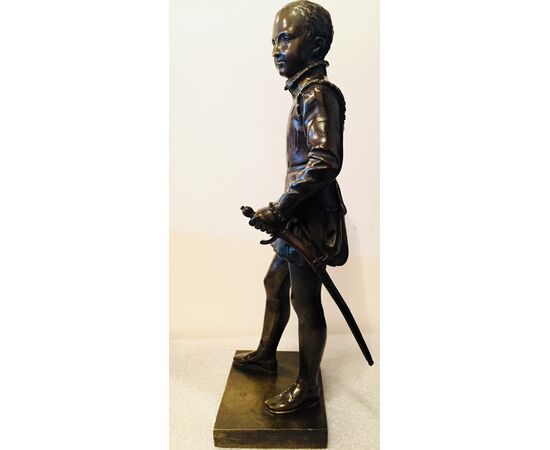 BRONZE -ENRICO IV BAMBINO-     