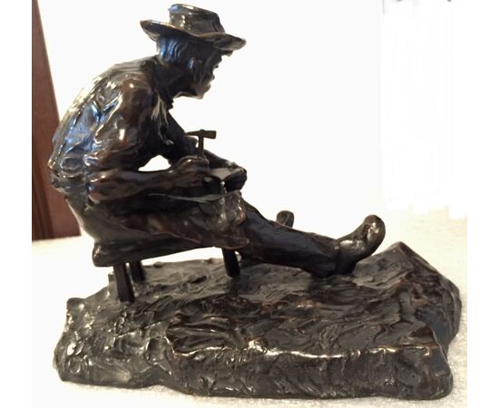 BRONZE SIGNED &quot;O. Hertel &quot;     