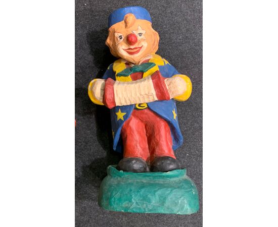 COPPIA DI CLOWN IN CARTAPESTA - ANNI ‘50/‘60