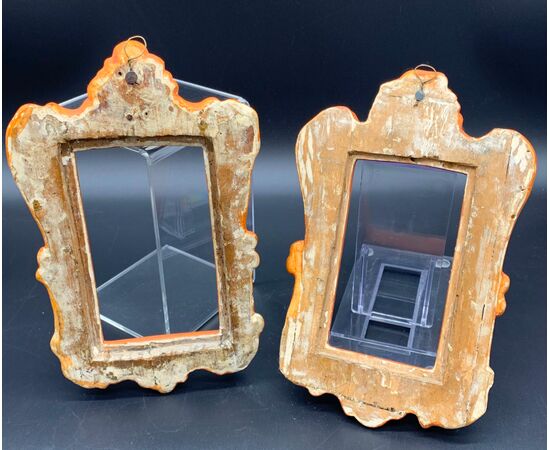 PAIR OF LACQUERED WOOD FRAMES - 19th CENTURY     