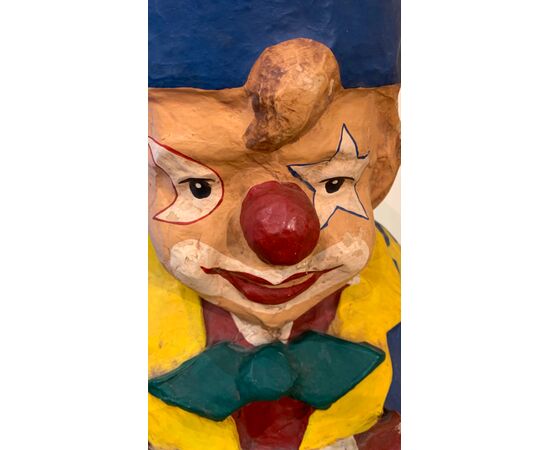 COPPIA DI CLOWN IN CARTAPESTA - ANNI ‘50/‘60