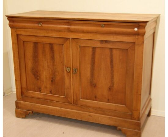 Credenza francese Luigi Filippo in ciliegio del 1800