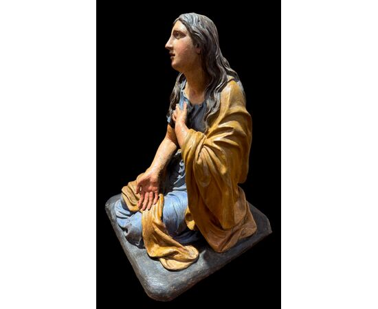 MAGDALENE IN POLYCHROME TERRACOTTA - attr. FILIPPO SCANDELLARI