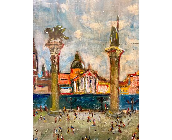 Piazzetta San Marco, olio su tavola 1939