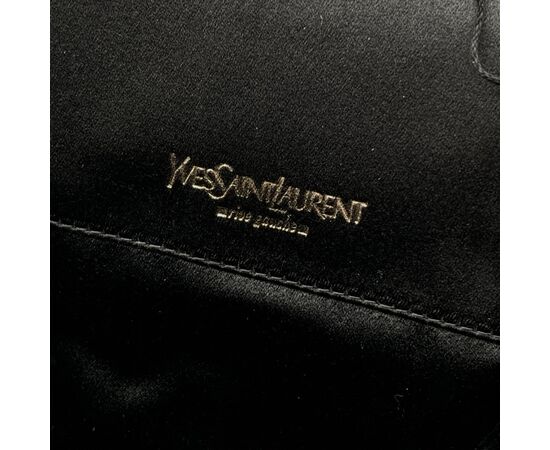 YVES SAINT LAURENT Borsa a Mano in Tela Col. Nero - S