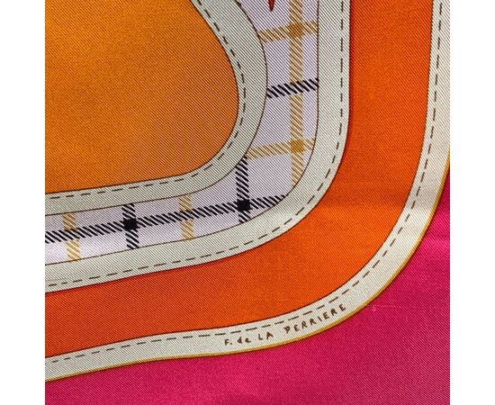 HERMES Foulard in Seta Col. Rosa Camails