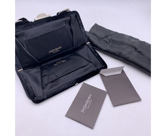 YVES SAINT LAURENT Borsa a Mano in Tela Col. Nero - S