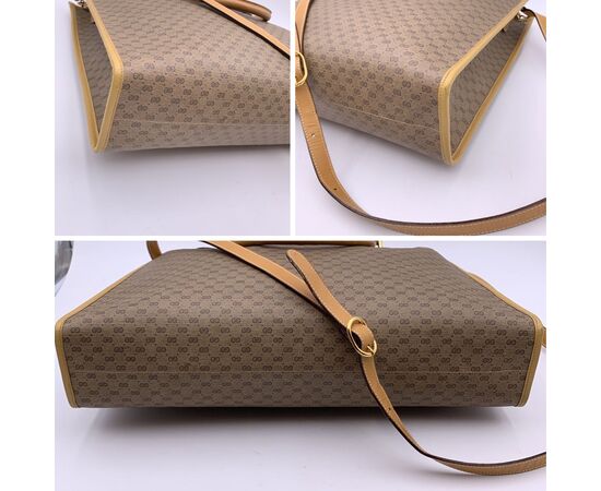 GUCCI Borsa Shopper Vintage in Tela Col. Beige L