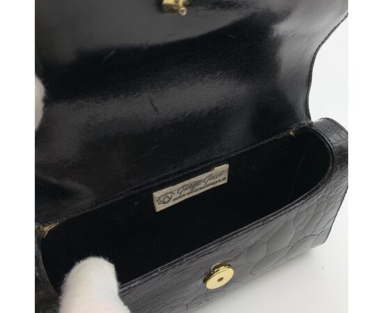 GUCCI Borsa a Mano Vintage in Pelle Col. Marrone - S