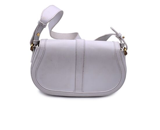 VERSACE Borsa a Tracolla in Pelle Col. Bianco Greca Goddess S