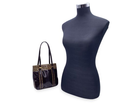 FENDI Borsa Shopper in Pelle Col. Marrone - S