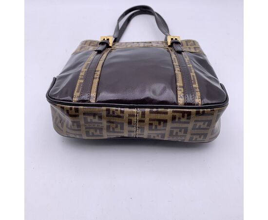 FENDI Borsa Shopper in Pelle Col. Marrone - S