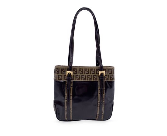 FENDI Borsa Shopper in Pelle Col. Marrone - S