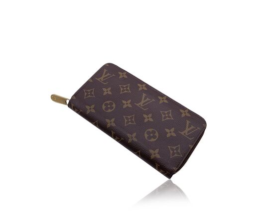 LOUIS VUITTON Portafoglio in Tela Col. Marrone Zippy M