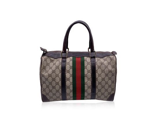 GUCCI Borsa a Mano Vintage in Tela Col. Beige M