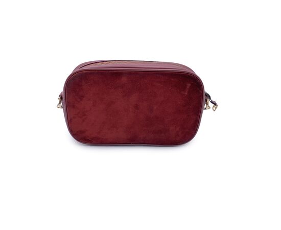 CARTIER Pochette Vintage in Camoscio Col. Bordeaux S