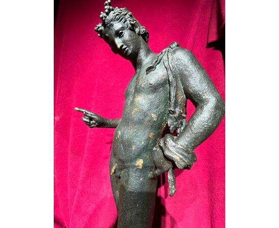 Narciso - scultura in bronzo - h cm 65