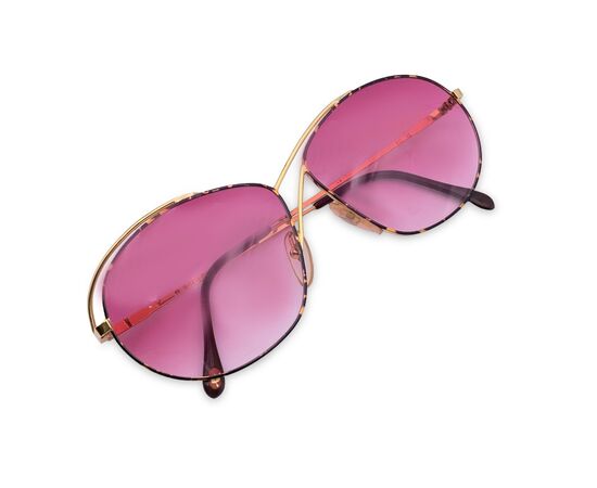 OTHER BRAND Occhiali da Sole Vintage in Metallo Col. Rosa C 02