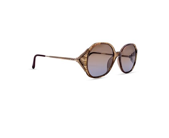 CHRISTIAN DIOR Occhiali da Sole Vintage in Acetato Col. Beige 2527